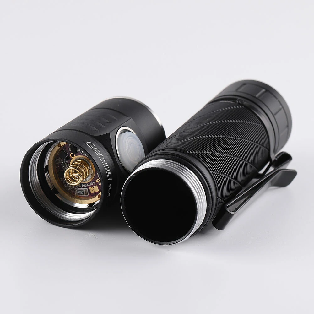 Convoy S21E P50.3 HI Strong Light Compact EDC Flashlight 21700 Type-C USB Rechargeable LED Flash Torch Camping Fishing Lamp Police Fireman Light — view 5