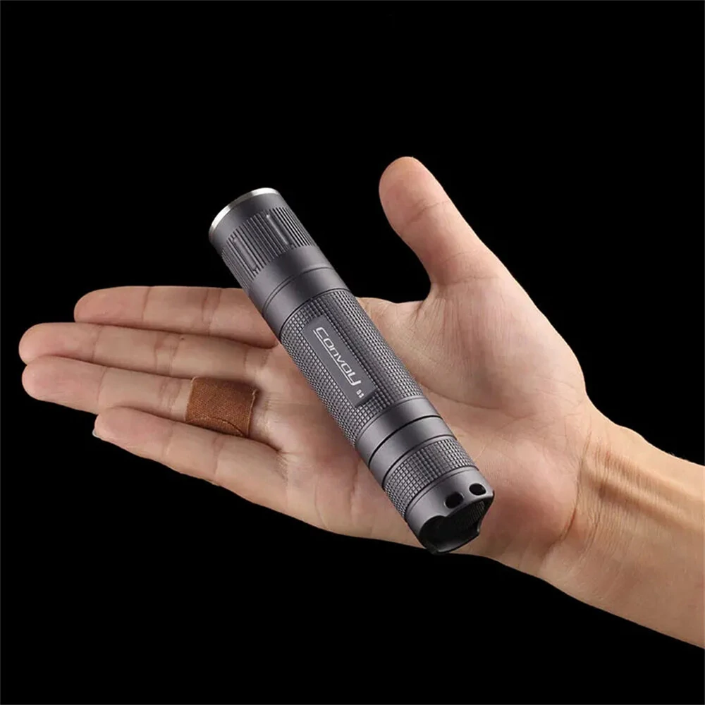 Convoy S3 XHP50.3 HI 12groups EDC LED Flashlight 18650 Battery For Camping,Bicycle Working Torch — view 7