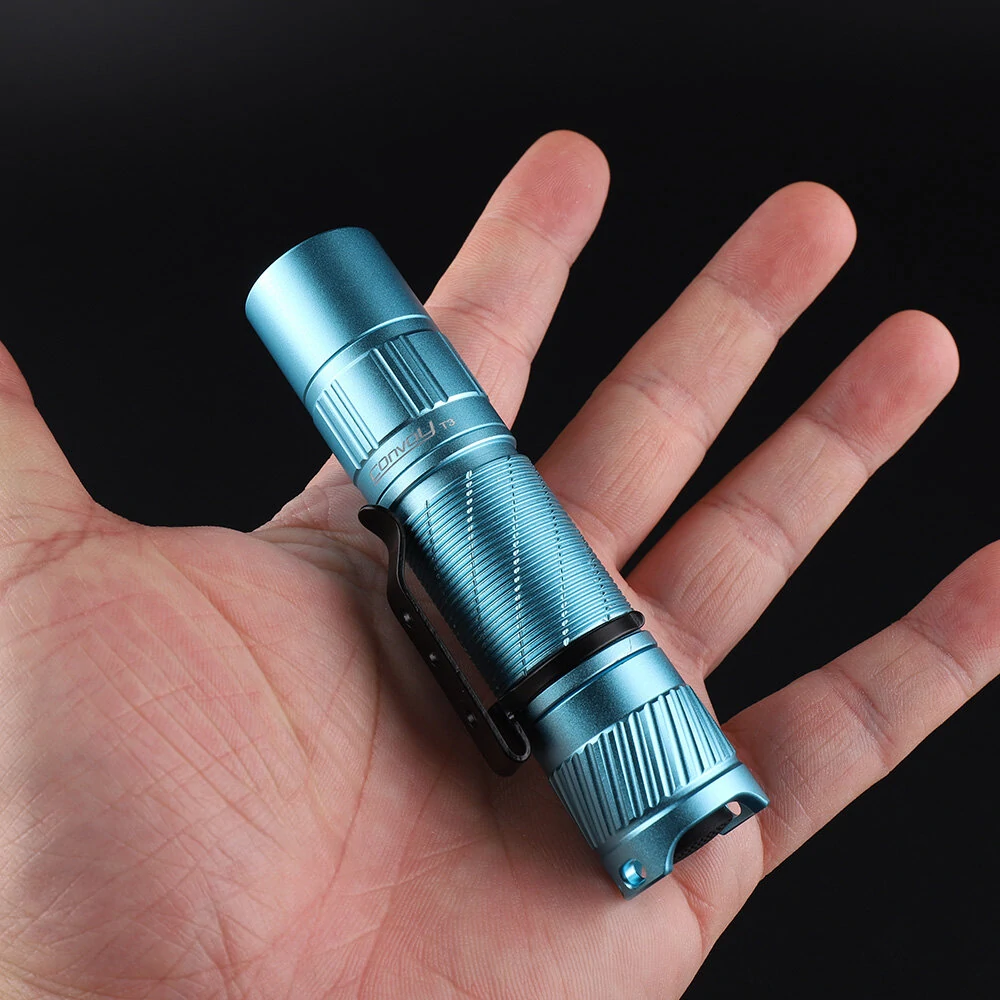 Convoy T3 with 519A 12 Groups LED Flashlight for AA/14500 Mini Flash Light Torch Camping Linterna Work Lamp Fishing — view 4