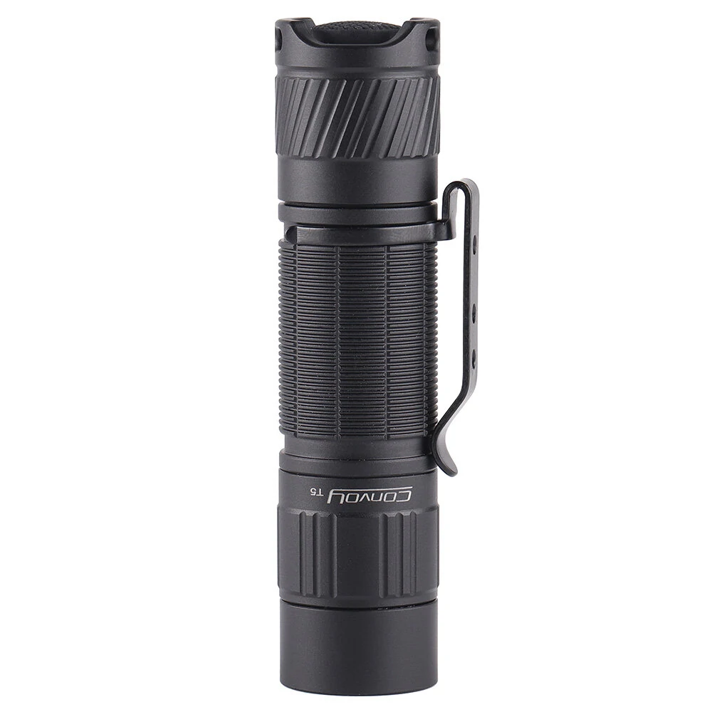 Convoy T5 219B 519A LED High CRI LED Flashlight AA/14500 Mini Flash Light Torch 12 Groups Perfect For All Situation Fishing Camping Linterna Work Lamp — view 3