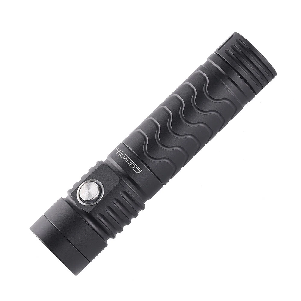 Convoy T7 TIR Lens Strong Floodlight Tactical Flashlight AA 14500 Battery 4Modes EDC Portable Mini LED Torch Type-C USB Rechargeable Tail Magnetic Attraction Maintenance Work Lamp Outdoor Camping Tent Light — Convoy