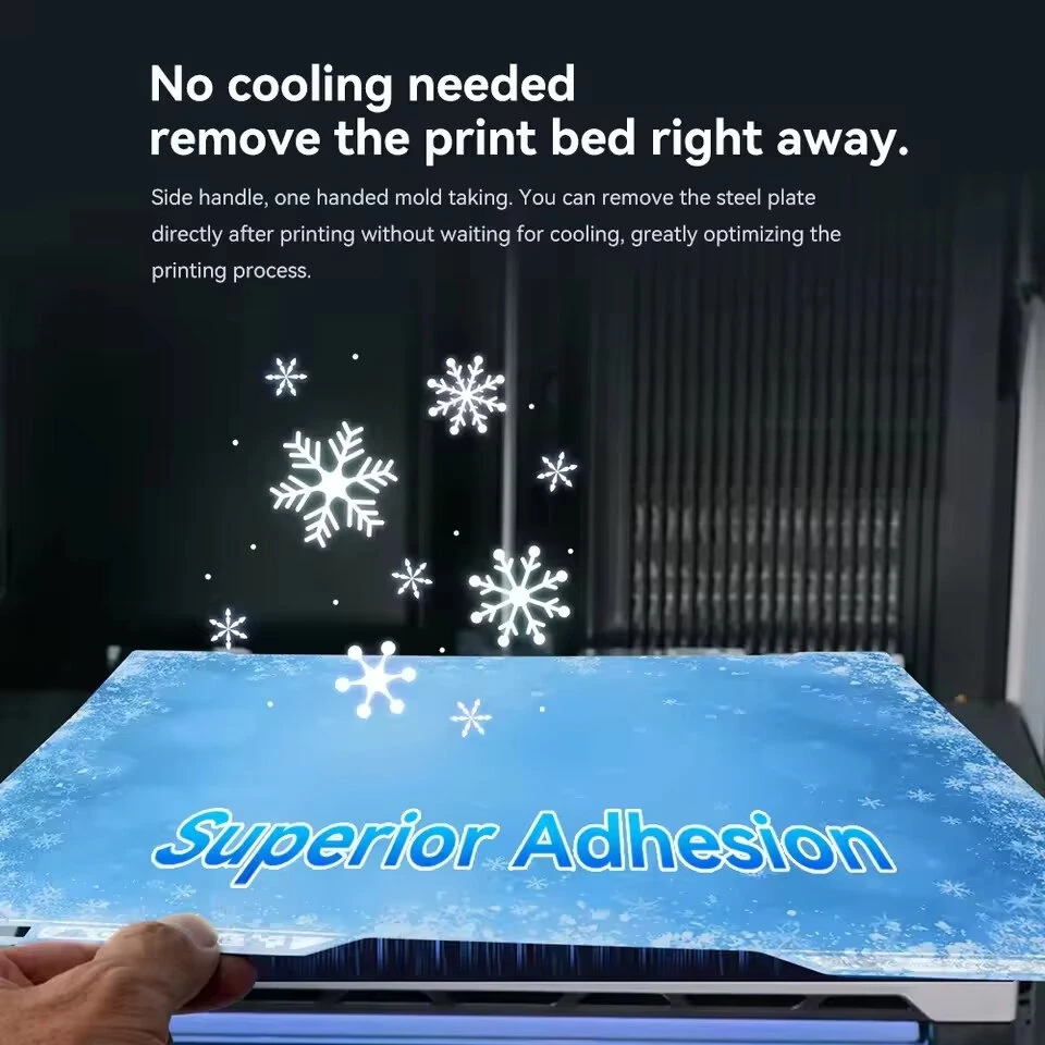 Cool Plate for Creality K2 Pro 3D Printer Hotbed Double Side Spring Steel Sheet Build Plate for Creality K2 Heatbed Cool Plate — view 3