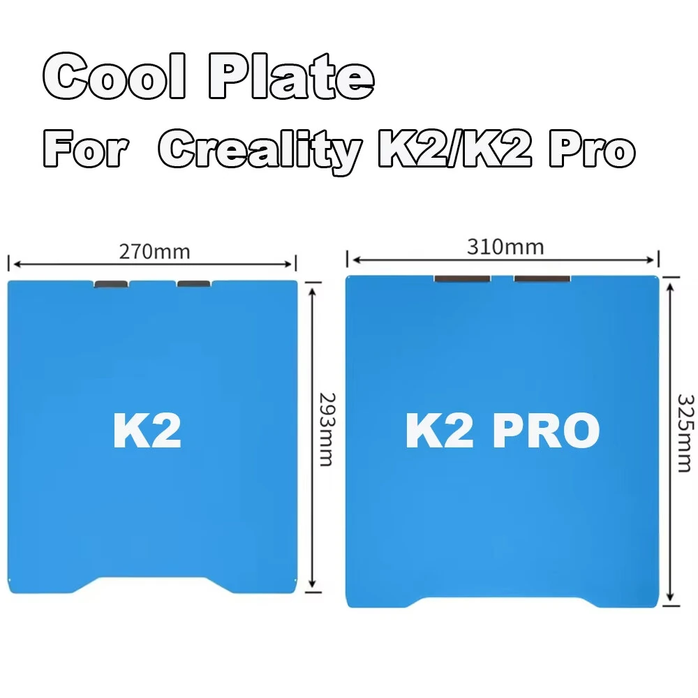 Cool Plate for Creality K2 Pro 3D Printer Hotbed Double Side Spring Steel Sheet Build Plate for Creality K2 Heatbed Cool Plate — view 4