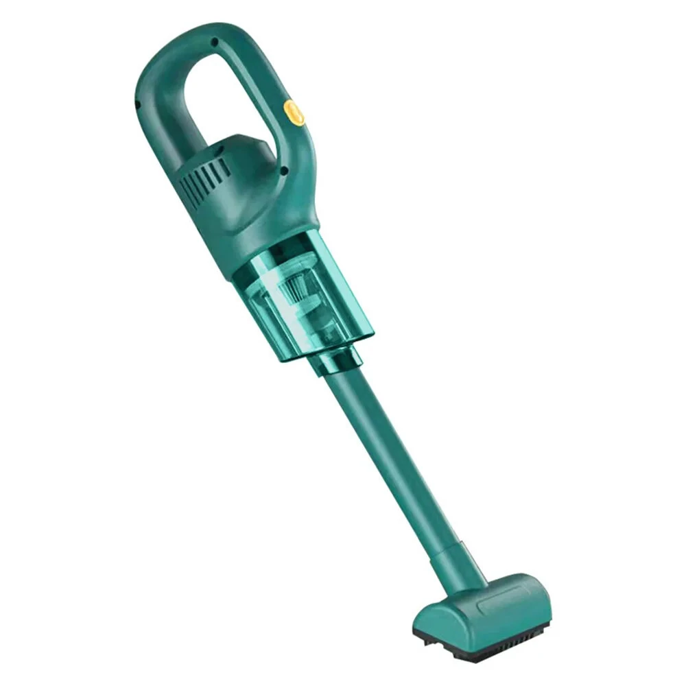 Cordless Handheld Vacuum Cleaner 120W 2000mAh 10Kpa Suction Power Lightweight for Home Car Pet Rechargeable Black/Green — view 7