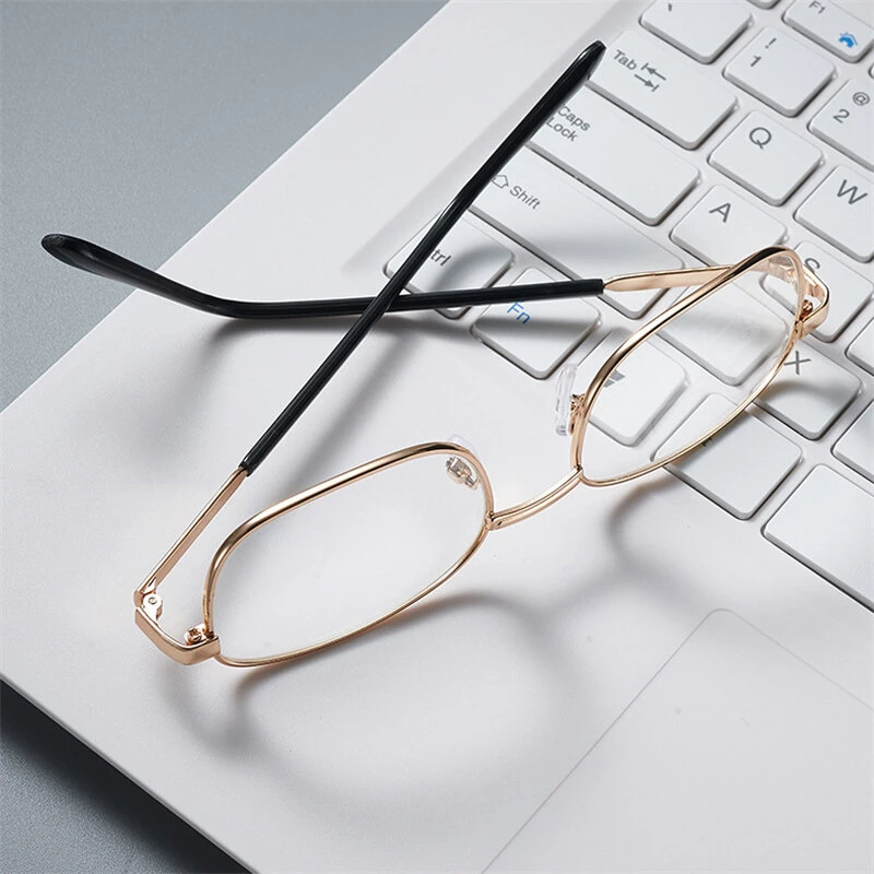 Crystal Glass Folding Reading Glasses Men Women HD Anti-Scratch Full Frame Presbyopic Eyewear — view 7