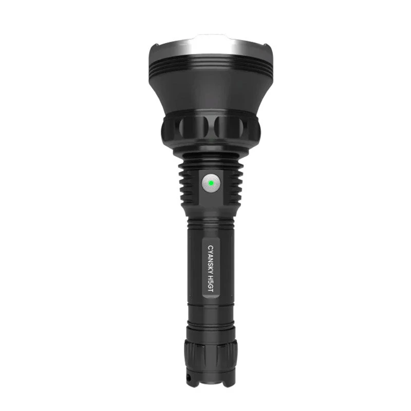 CYANSKY H5GT 2000lm 1000m Multi-Color Flashlight High-Performance Long-Range Searching LED Torch High-Power Infrared Tactical Flashlight for Night Observation Tactical Tasks — view 3