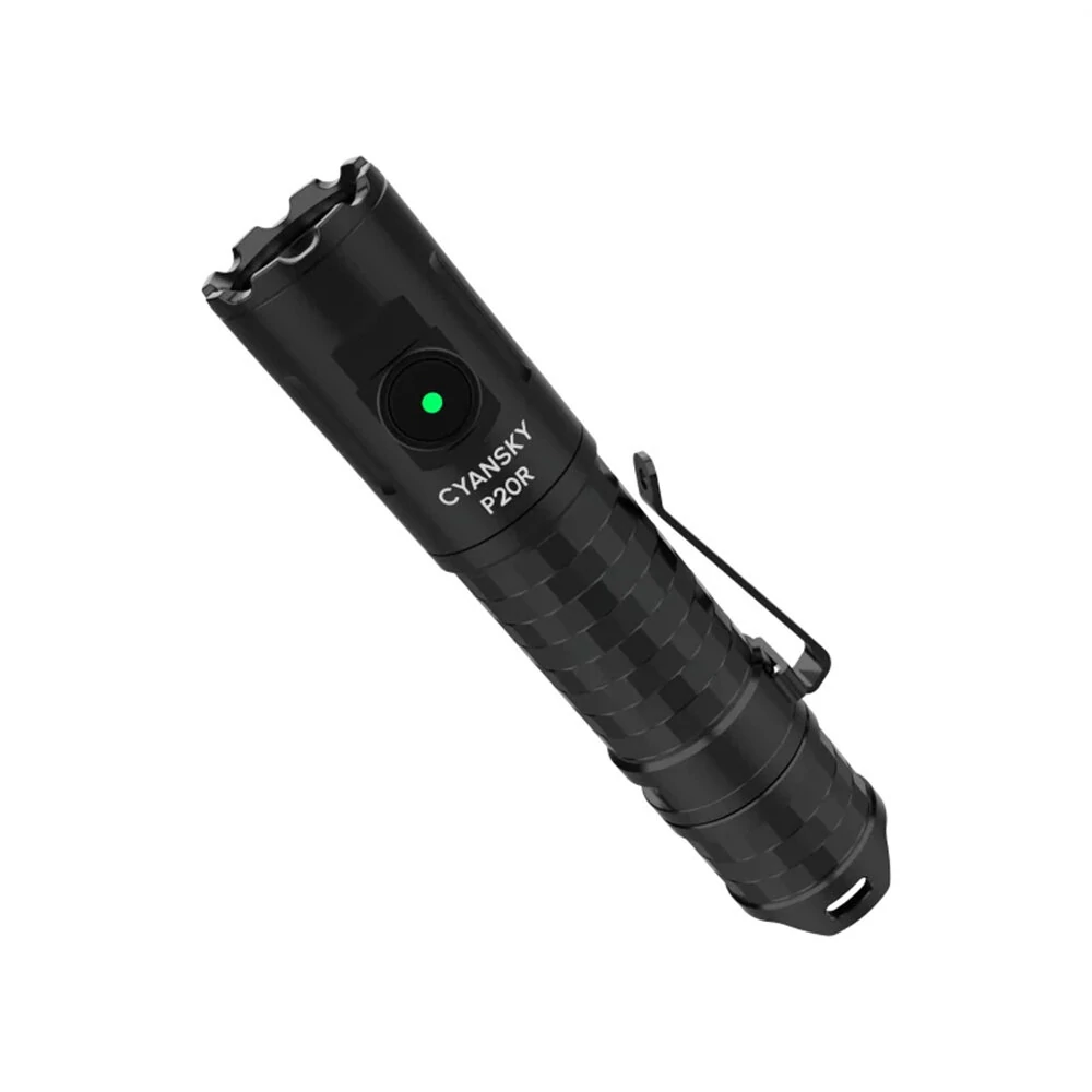CYANSKY P20R SST40 1900lm 210m Professional Tactical Flashlight IP68 Long Endurance TYPE-C Rechargeable Portable Outdoor LED Torch — view 2