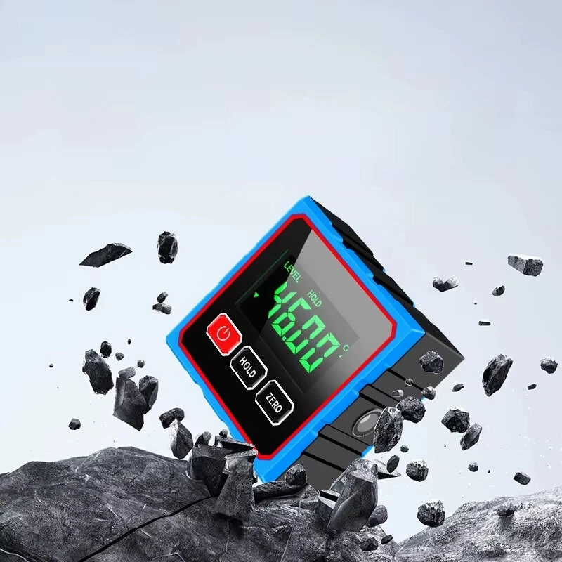 CZDANG Electronic Digital Angle Dipmeter Four Sided Magnetic Inclinometer ±0.2° Accuracy Cross Laser Level Type-C Charging Woodworking Gradient Measuring Tool — view 8