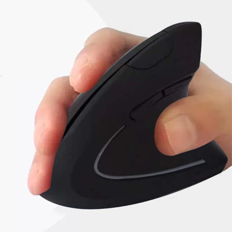 D5 Ergonomic Vertical Wireless Mouse bluetooth Dual Mode Rechargeable Type-C Silent Click 6 Buttons 3 Level DPI Adjustable Mice — view 5