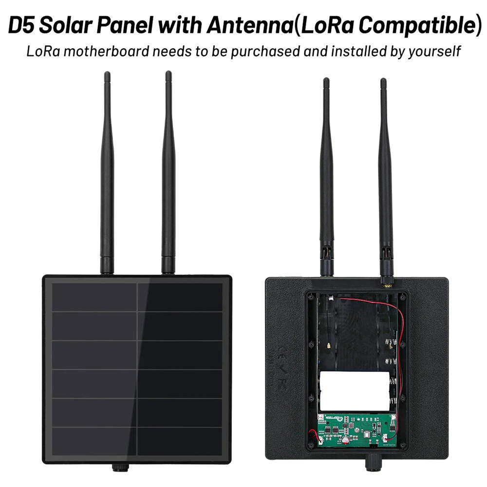 D5L Solar Power Lora Node Repeater with RAK4631 Communication Module 868Mhz for Meshtastic Meshcore Compatible with Wisblock Outdoor Waterproof — view 4