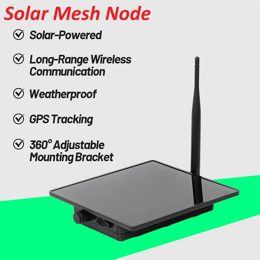 D5L Solar Power Lora Node Repeater with RAK4631 Communication Module 868Mhz for Meshtastic Meshcore Compatible with Wisblock Outdoor Waterproof — view 5