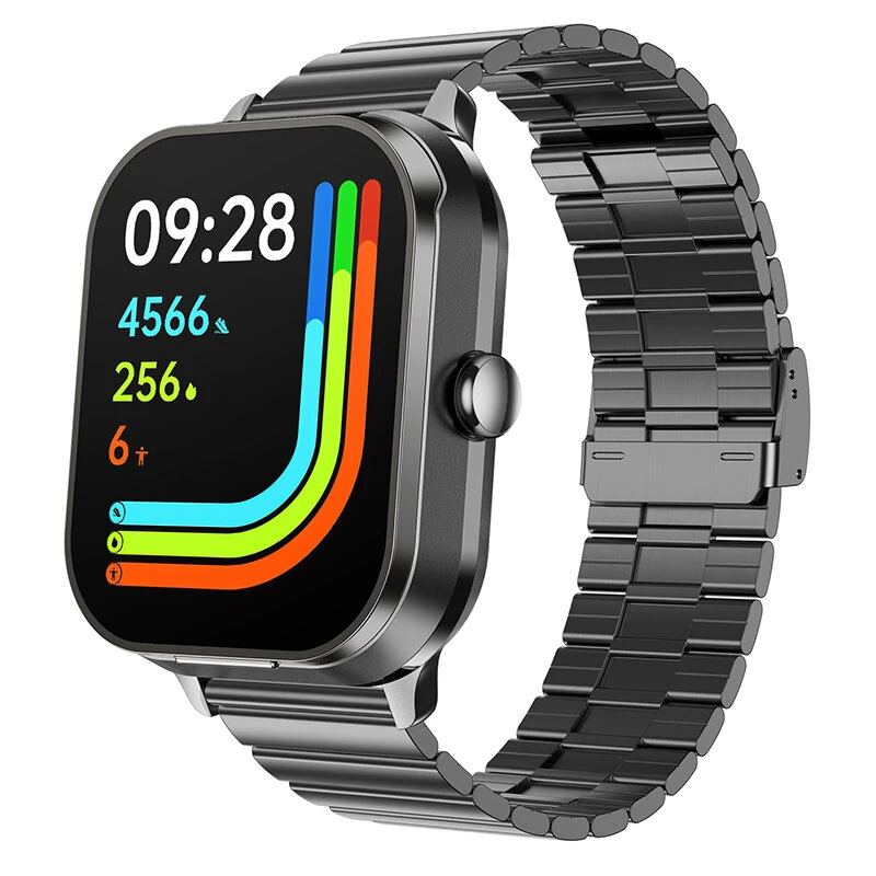 D8pro 2.01-inch HD Screen Clamshell 2-in-1 Headset Design NFC Function bluetooth Call Heart Rate Blood Pressure SpO2 Monitor Sleep Monitoring Multi-sport Modes Smart Watch — view 4