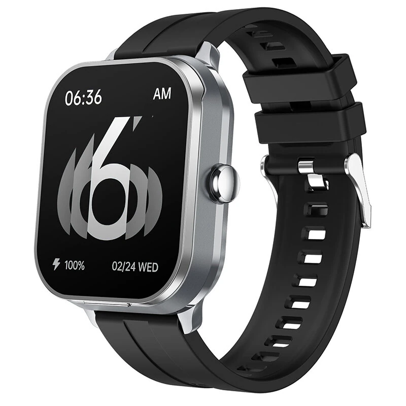 D8pro 2.01-inch HD Screen Clamshell 2-in-1 Headset Design NFC Function bluetooth Call Heart Rate Blood Pressure SpO2 Monitor Sleep Monitoring Multi-sport Modes Smart Watch — view 5