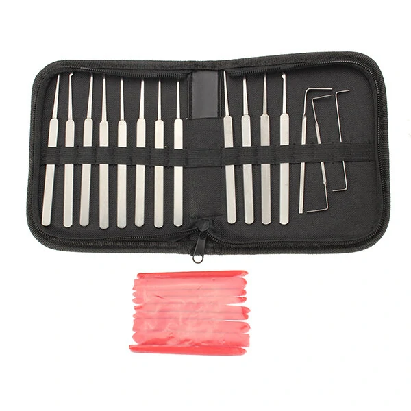 DANIU 12Pcs Lock Picks Tools Set Lock Opener Locksmith Tools  Various Transparent Locks Combination,Locksmith Tools Kit — view 2