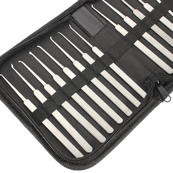 DANIU 12Pcs Lock Picks Tools Set Lock Opener Locksmith Tools  Various Transparent Locks Combination,Locksmith Tools Kit — view 5