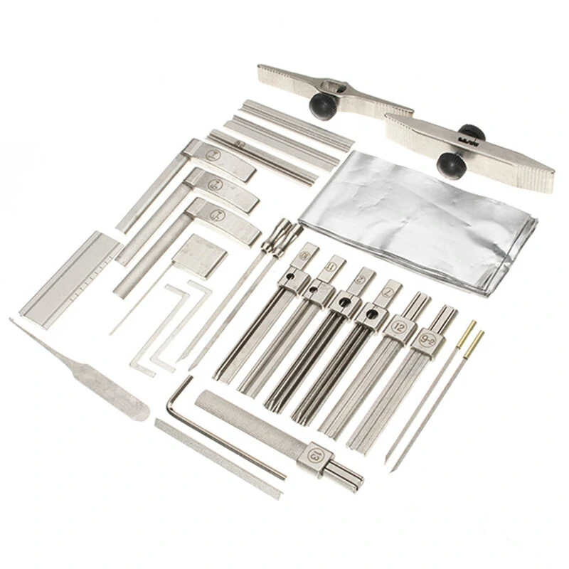 DANIU Multifunctional Locksmith Tool Kit Lock Pick Tools Set Suitable for Various Lock Brands Packaged in Convenient Plastic Case Ideal for Professionals and DIY Enthusiasts — DANIU