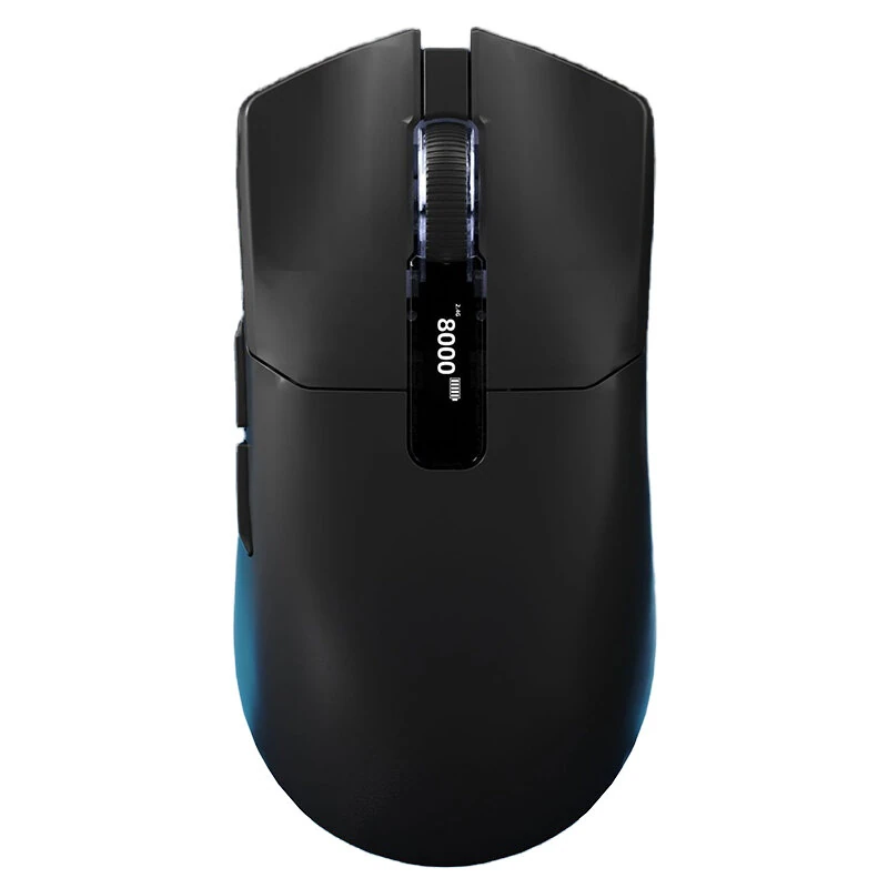DARK ALIEN X8ProMax Tri-mode Gaming Mouse with Smart EP Screen 800-8000DPI 1KHz Return Rate 71g Lightweight Master Gamer Chip Mice for Office Laptop Computer — view 2