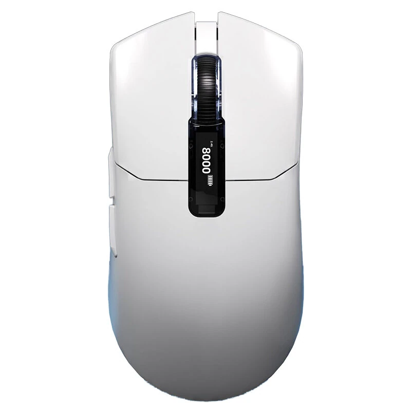 DARK ALIEN X8ProMax Tri-mode Gaming Mouse with Smart EP Screen 800-8000DPI 1KHz Return Rate 71g Lightweight Master Gamer Chip Mice for Office Laptop Computer — view 3