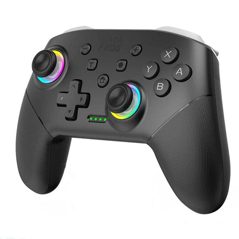 DATA FROG S80 Switch2 Wireless Game Controller Wired bluetooth Gamepad with RGB Light Support Six Axis Motion Trubo Vibration Function Programmable Compatible with Switch/Switch OLED/Switch Lite/Switch2/PC — view 4