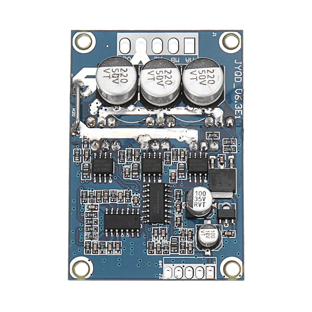 DC 12V-36V 15A 500W Brushless Motor Controller BLDC Driver Board With Stall Over-current Protection Supports Hallless Motors — view 5