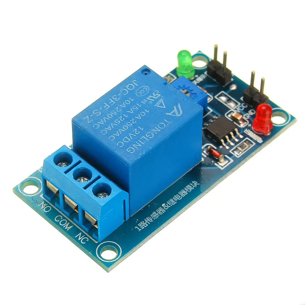 DC 12V Relay Controller Soil Moisture Humidity Sensor Module Automatically Water — view 5