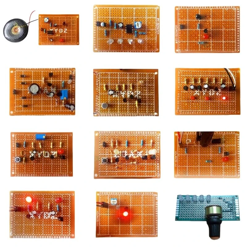 DC 3V-15V DIY Electronic Module Circuit Board Kit Training Kit for Soldering Component Suite — view 3