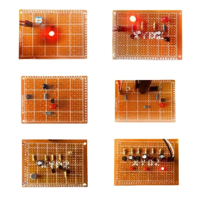DC 3V-15V DIY Electronic Module Circuit Board Kit Training Kit for Soldering Component Suite — view 7