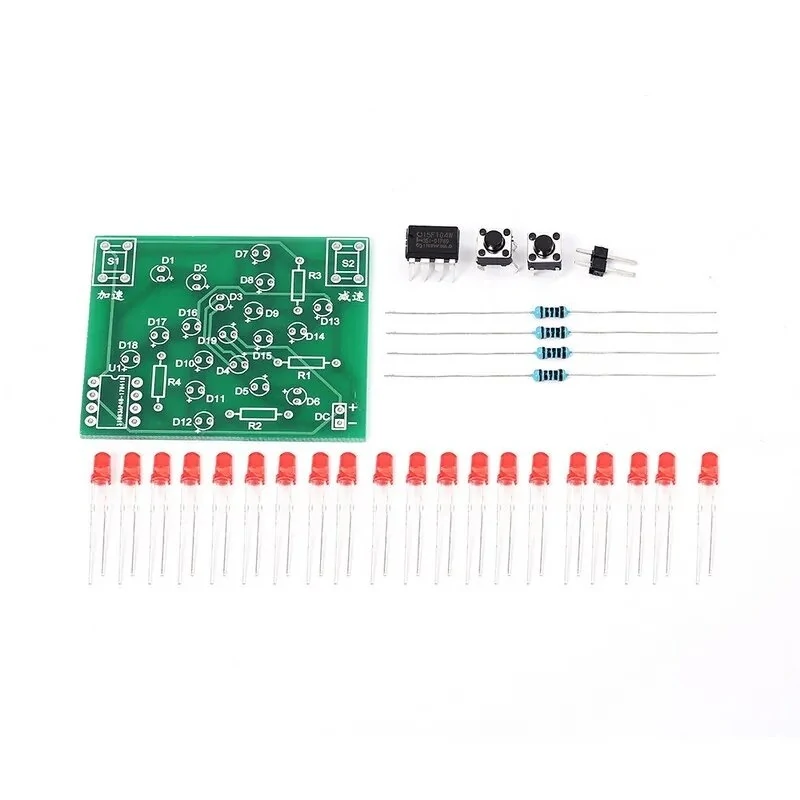 DC 5V DIY Electronic Windmill Training Kit Speed Adjustable MCU Course Design Set For Soldering — view 3