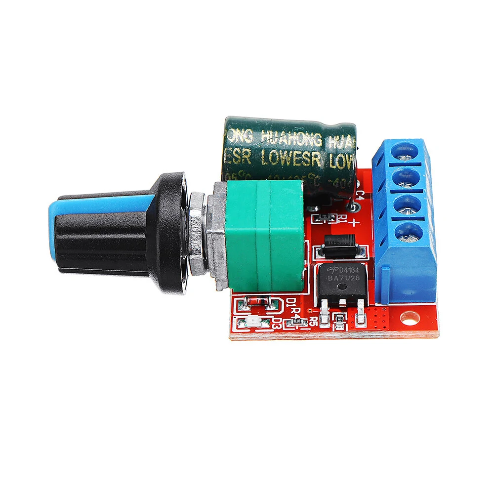 DC 5V To DC 35V 5A 90W Mini DC Motor PWM Speed Controller Module Speed Regulator Adjustable Light Modulator Electronic Switch Module Board — view 3