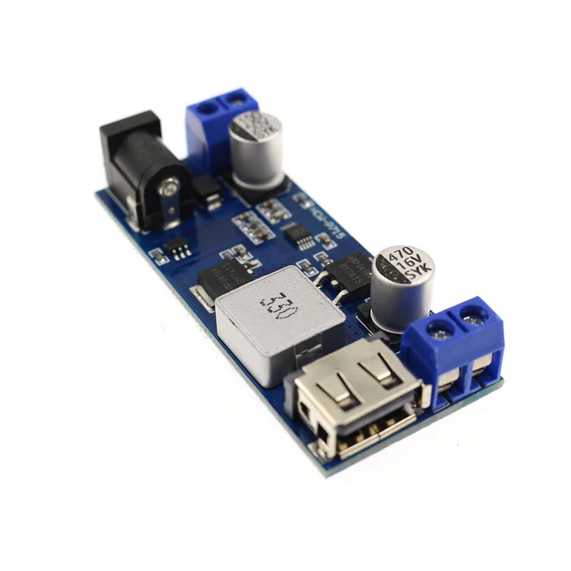 DC-DC 30W 9-36V to 5V 6A Step-down Buck Converter Power Module USB Charging 5A High Power XH-M249 — view 2