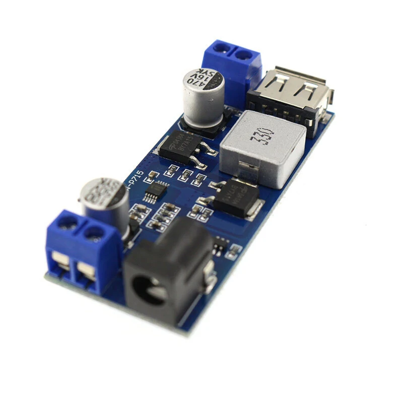 DC-DC 30W 9-36V to 5V 6A Step-down Buck Converter Power Module USB Charging 5A High Power XH-M249 — view 4