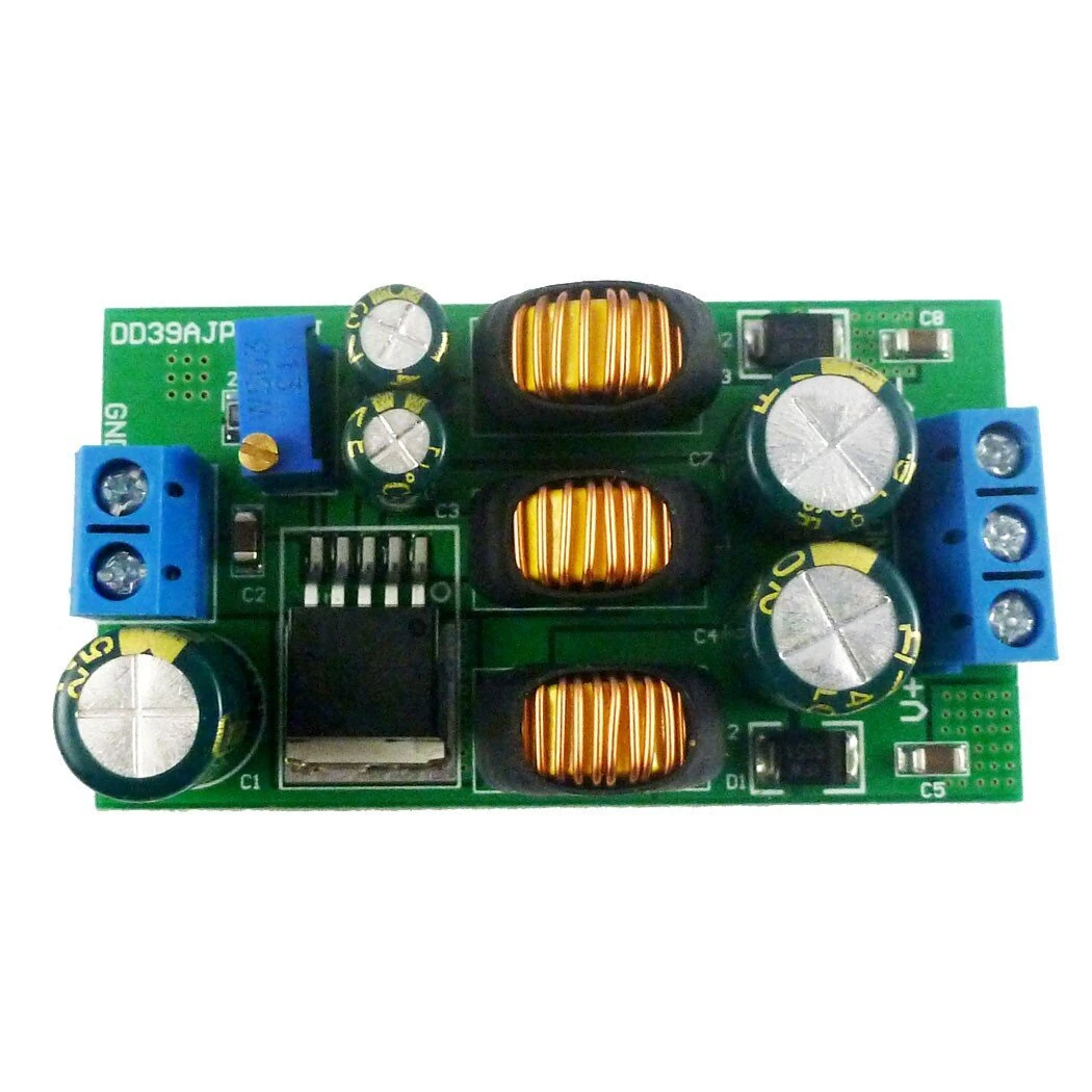 DC-DC Boost Buck Converter Module Dual Polarity Output Adjustable DC3.6-30V to 5V/6V/9V/10V/12V/15V/24 Overload Protection for Audio Amplifier Car Stereo Power Supply — view 2