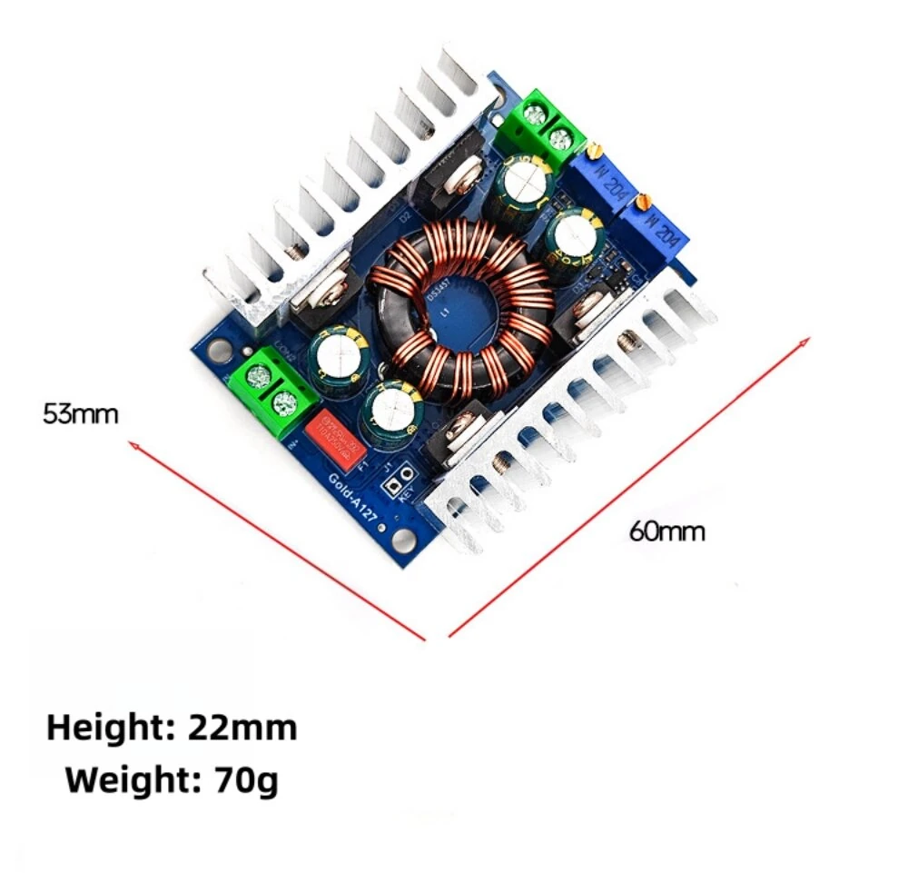 DC-DC8A Solar Voltage Converter 150kHz Adjustable Step-down Constant Voltage Current Power Supply Boost/Buck Voltage Regulator Module — view 6