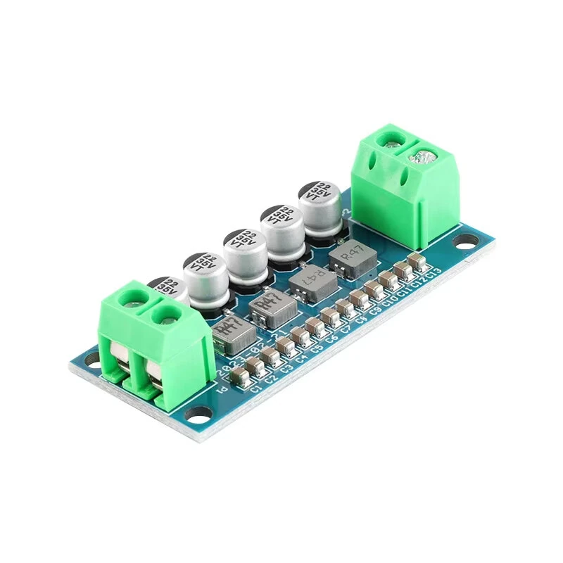 DC Power Filter Module Low Pass 0-35V Input 0-5A Ripple Reduction High Current Panel Voltage Regulator Module — view 2