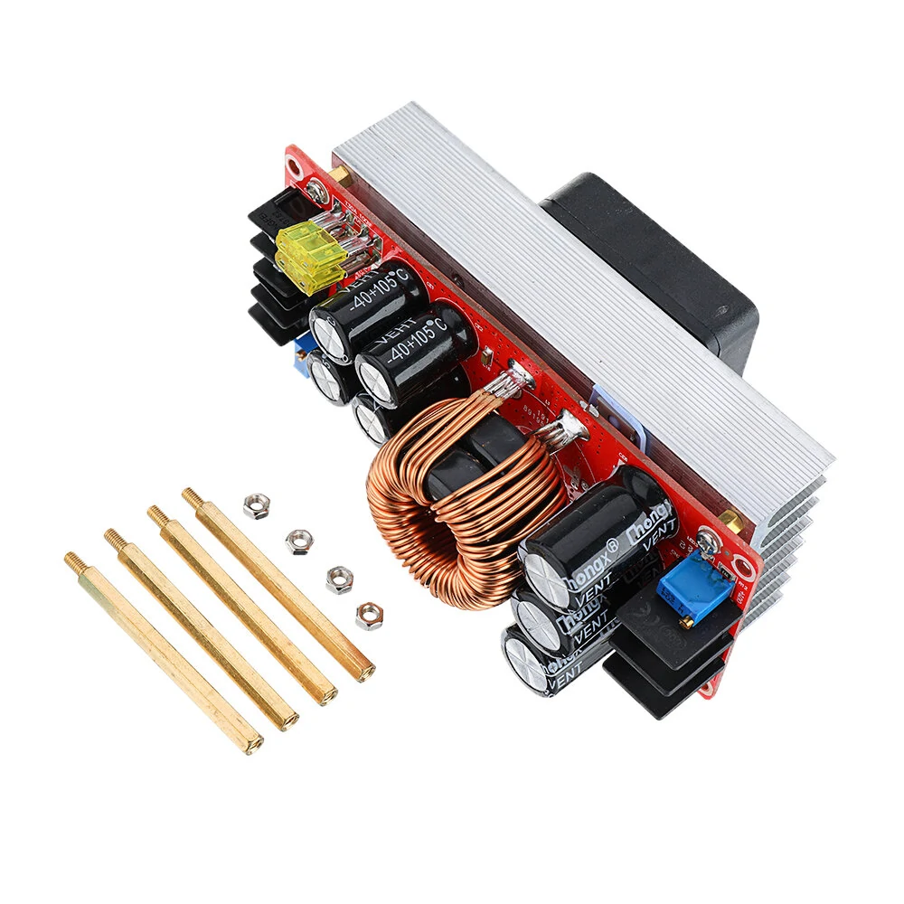 DC10-60V 30A 1500W To 12-90V Boost Converter Step Up Power Supply Module — view 7