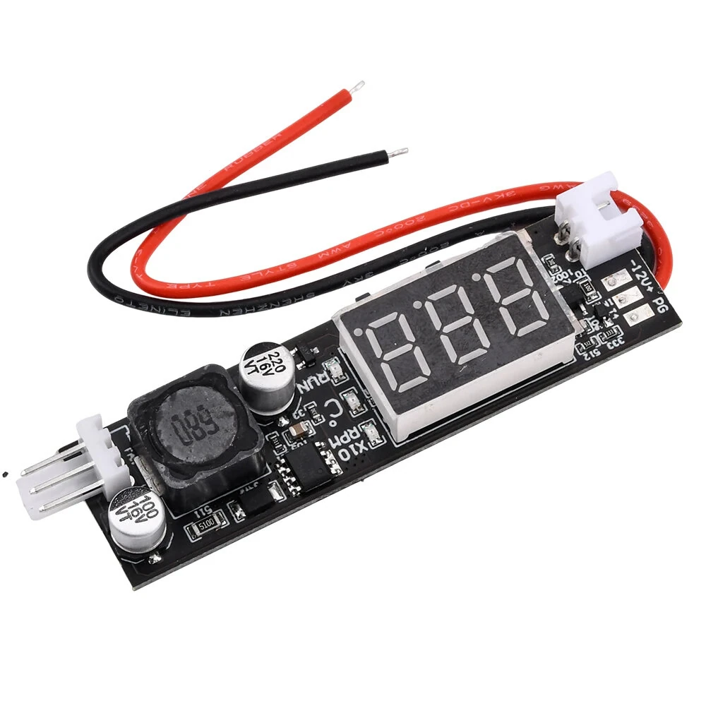 DC12V Driver Module PWM 2-3 Wire Fan Temperature Controller Speed Governor Display Module for PC Fan/Alarm — view 5