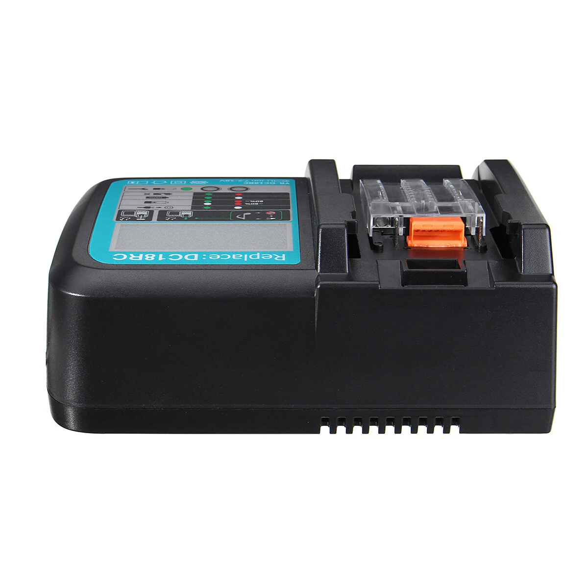 DC18RC Fast Lithium-Ion USB Battery Charger LED Display BL1830 BL1840 BL1850 For 14.4V 18V Mak Battery — view 6