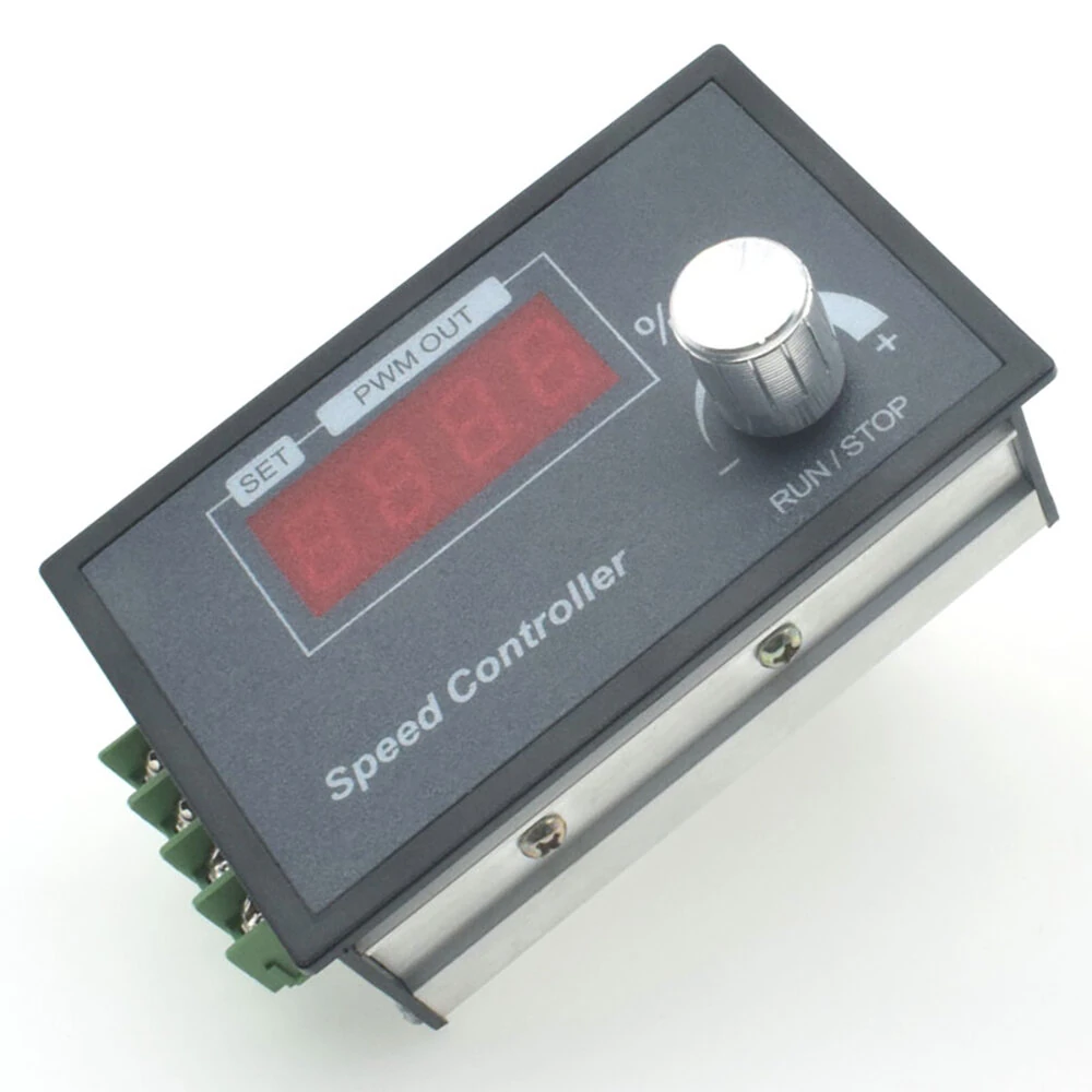 DC6-60V 30A Max DC Motor Speed Controller PWM Rotary Knob Encoder LED Digital Display Brush Motor Control Module 1-100kHz — view 6