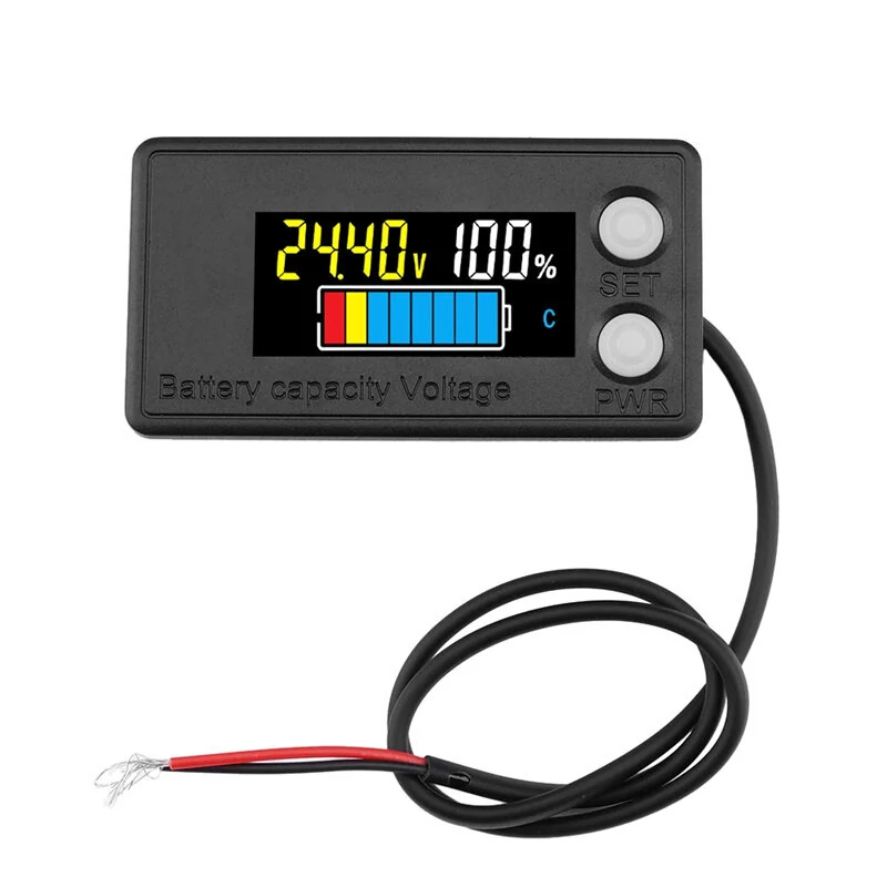 DC7-100V Waterproof LCD Digital Battery Capacity Indicator Intelligent Voltmeter Car Motorcycle Voltage Meter Battery Tester — view 3