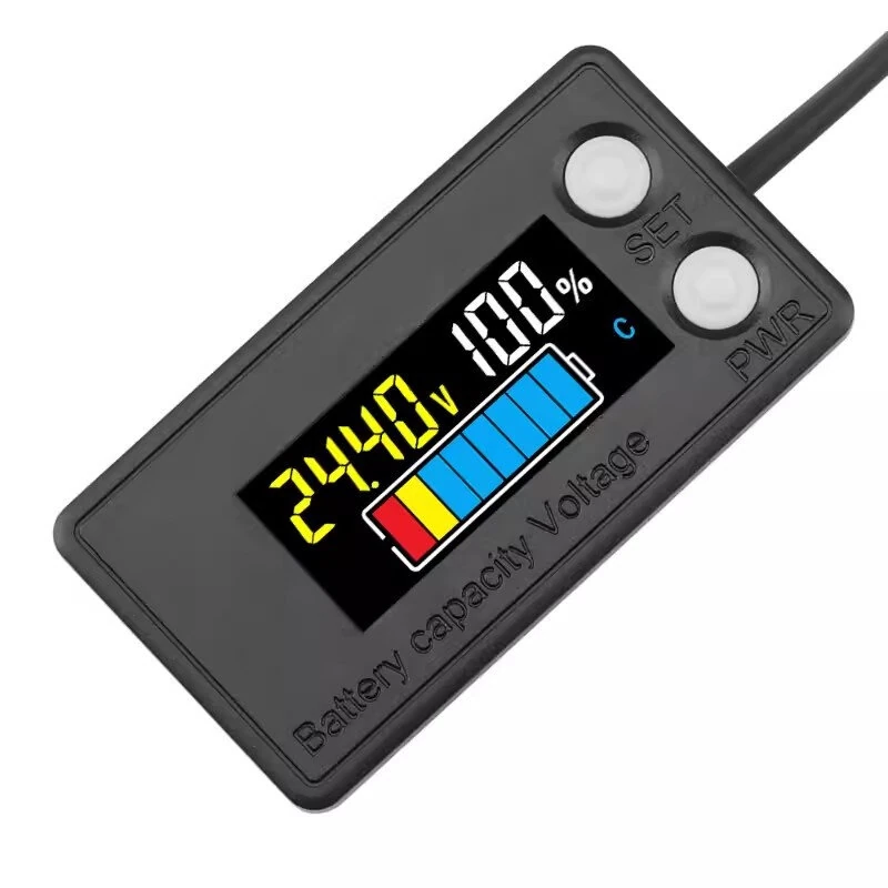 DC7-100V Waterproof LCD Digital Battery Capacity Indicator Intelligent Voltmeter Car Motorcycle Voltage Meter Battery Tester — view 7
