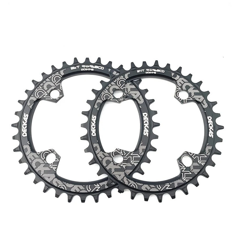 DECKAS 94+96 BCD Round Symmetrical Bicycle Chainwheel 32T 34T 36T 38T MTB Bike Chainring Mountain Crown For M4000 M4050 GX NX X1 Crank — view 2