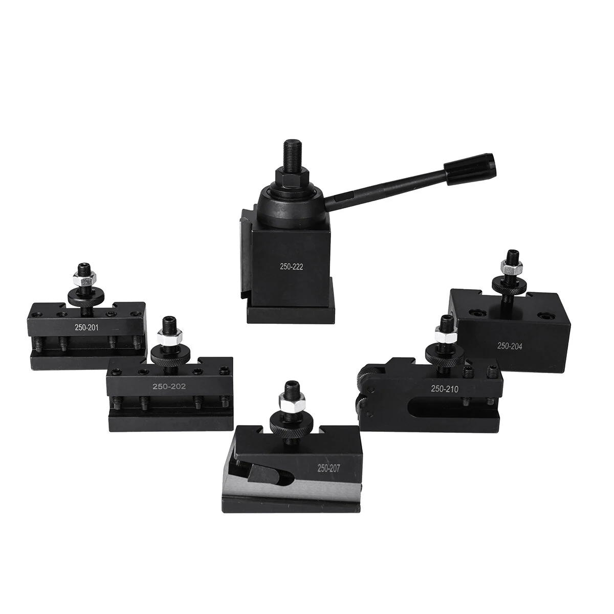 DEMOKE 250 Series Quick Change Tool Post System Compatible Holders High Precision Rigidity 1/4-5/8 Tool Bit Range
