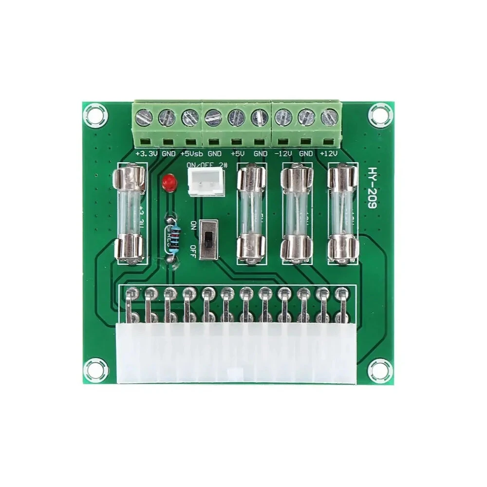 Desktop ATX Power Adapter Computer ATX Power Supply Board Transfer Outlet Wiring Adapter Extension Module
