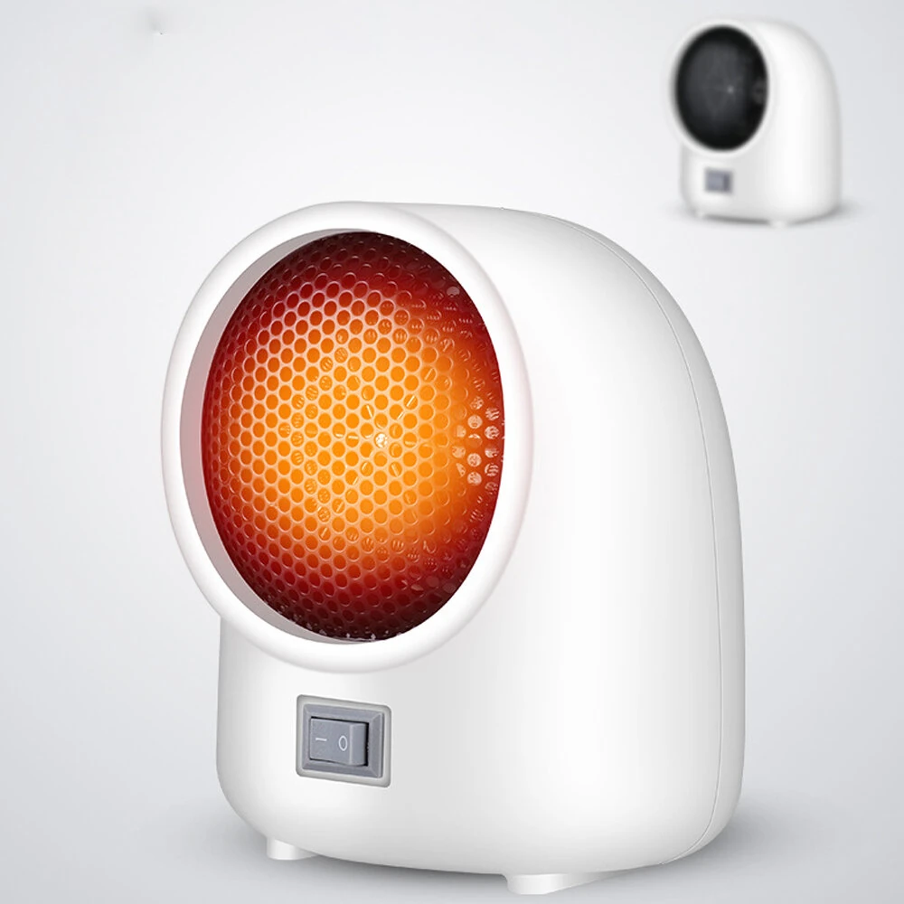 Desktop Electric Heater Household Desktop Small Electric Heater Office Desktop Mini Heater Portable Home Heating Foot Warmer — view 2