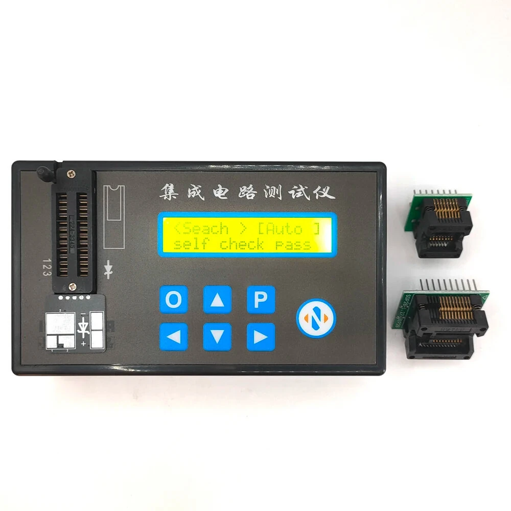 Digital IC Tester Multifunctional Transistor Diode LED Triode Detector with Built-in Battery Wide Compatibility High Productivity Easy Operation Auto Shutdown — Pricio