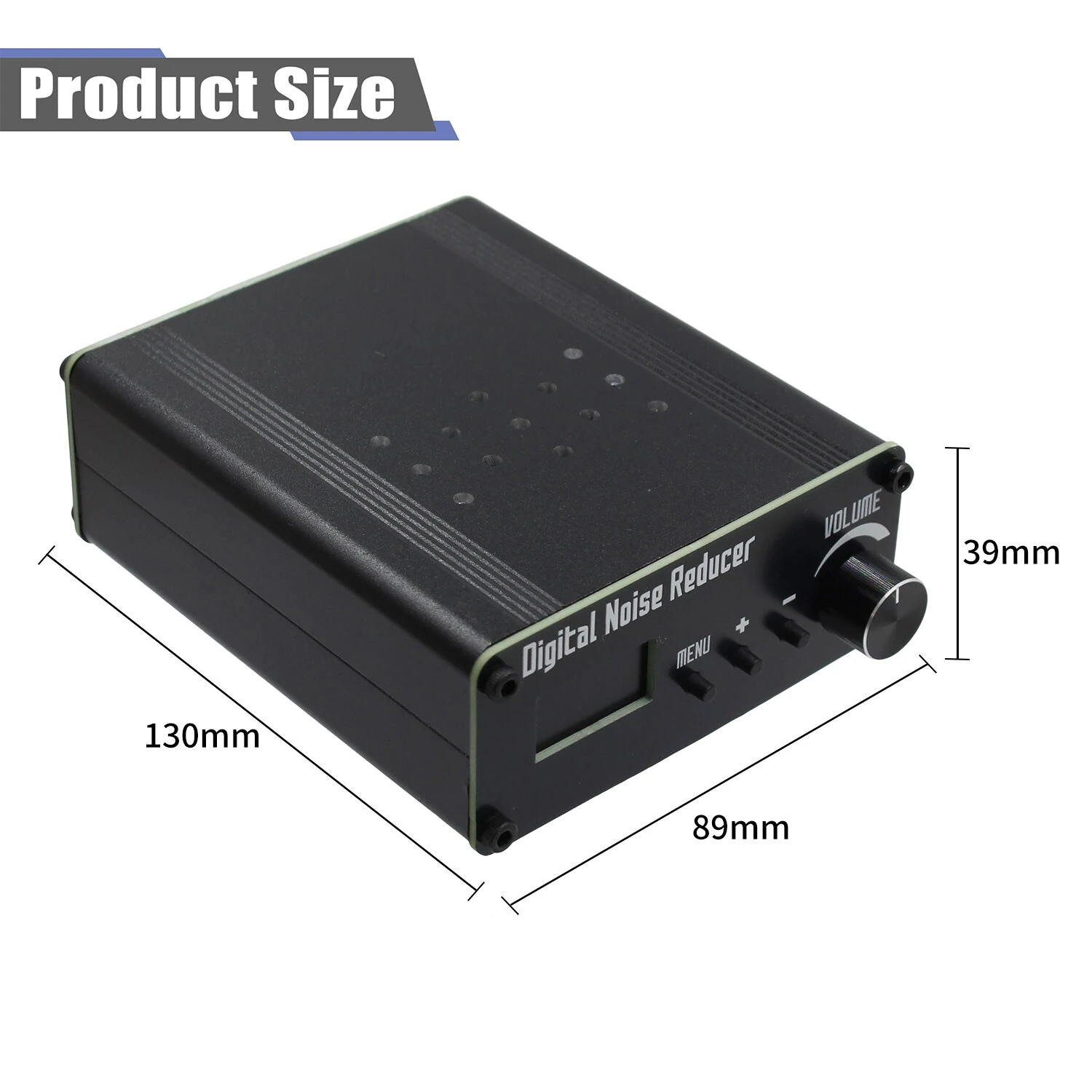 Digital Noise Reducer Advanced Low Pass Filter Adjustable 10 Noise Reduction Levels Radio Audio Enhancement with DSP Shortwave + Speaker — view 7