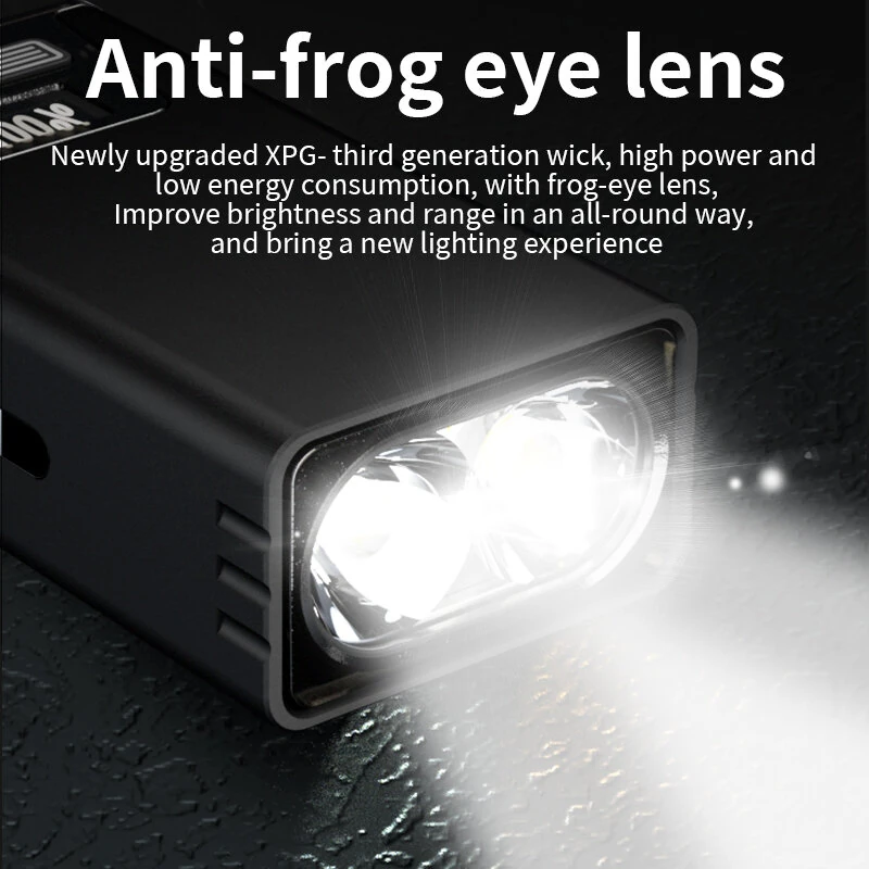 Digital Power Display LED Keychain Light Portable Super Bright Magnetic Work Lamp Type-C USB Rechargeable Emergency Mini Torch — view 7