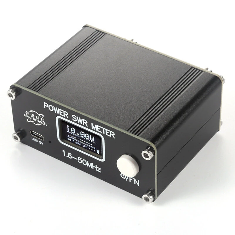 Digital SWR Power Meter 150W 1.6-50MHz USB Type-C High Accuracy Multiple Display Modes Built-in Lithium Battery — view 6