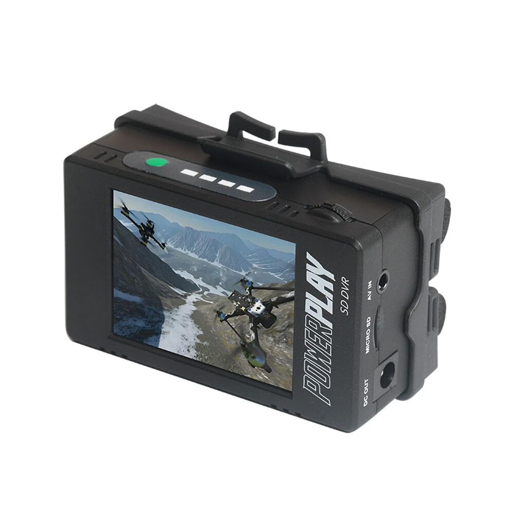 DirectFPV ImmersionRC PowerPlay DVR 720*576/480 Analog to Digital Converter for Fat Shark FPV Goggles 8.4V/2A H.264 FPV Drone — DirectFPV