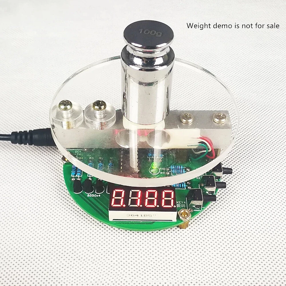 DIY 51 Single Chip Microcomputer Electronic Scale Production Kit — view 3